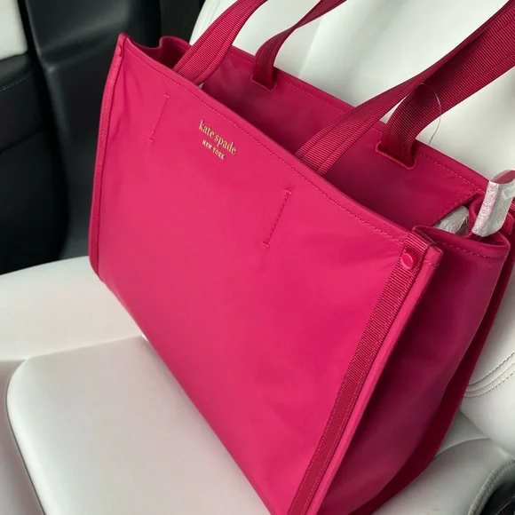 **Lonah** Kate Spade Vermilion the little better sam nylon medium tote - Picture 3 of 16